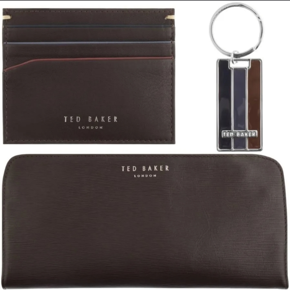 Ted Baker Swandler key ring and cardholder gift set